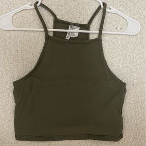 Green tank top